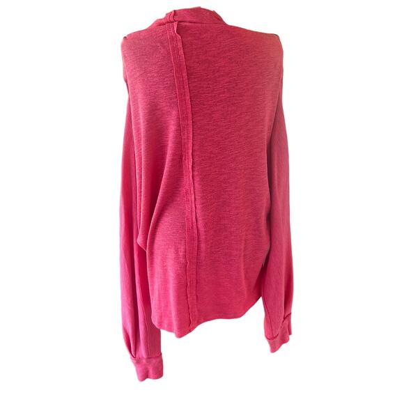 Free People We The Free Coral Cowlneck Sweater - EUC - XL - Picture 2 of 9